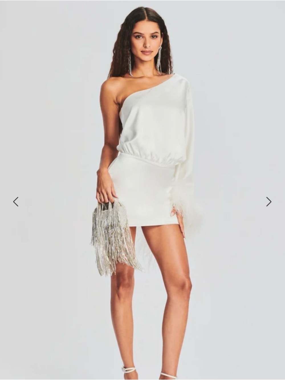 NWT- Retrofete White Allegra dress - Medium